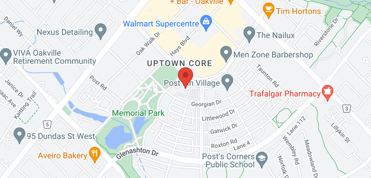 map of #1001 -2391 CENTRAL PARK DR